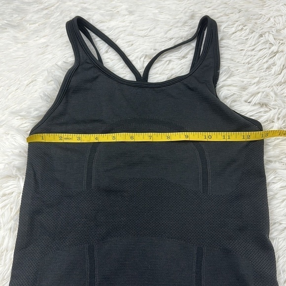 Lululemon Swiftly Tech Strappy Tank Black / Black - Picture 2 of 4